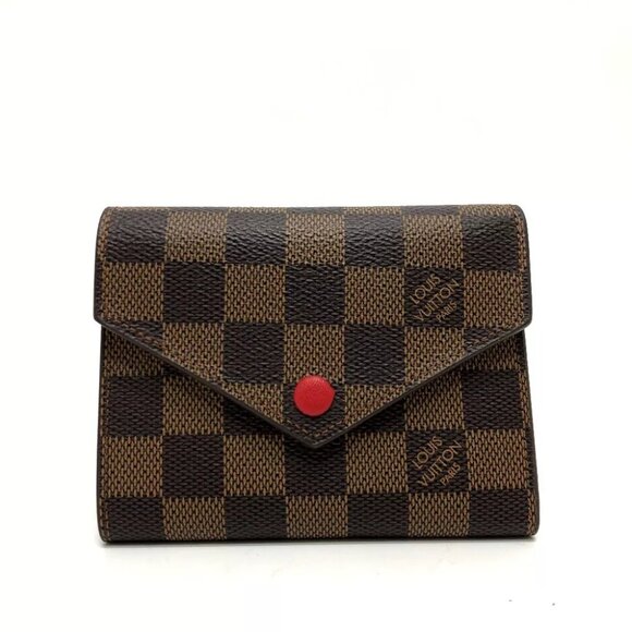 LOUIS VUITTON Portefeuille-Victorine Bi-fold Wallet Compact Folded wallet - Picture 1 of 11